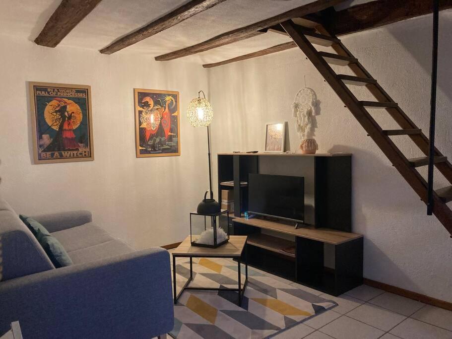 ロウファッハLa Sorciere In A Typical Alsatian Houseアパートメント エクステリア 写真