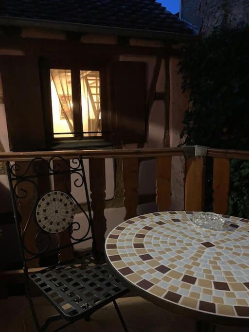 ロウファッハLa Sorciere In A Typical Alsatian Houseアパートメント エクステリア 写真